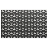 Drie Cartoons Kleine Ghost Black Fabric Stof (Yard (91,4 cm))