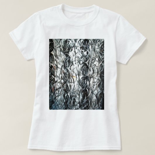 Drie Caryatiden (abstract expressionisme) T-shirt (Design voorkant)