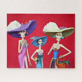 Drie Catrinas Jigzaag Puzzle Legpuzzel