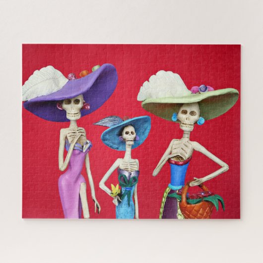 Drie Catrinas Jigzaag Puzzle Legpuzzel (Horizontaal)
