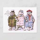 Drie charmerende Beren Briefkaart (Voorkant)