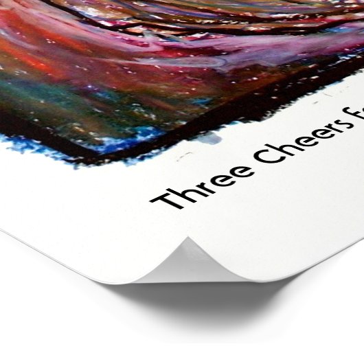 Drie Cheers voor al onze onzorgvuldige Blunders, P Poster (Hoek)