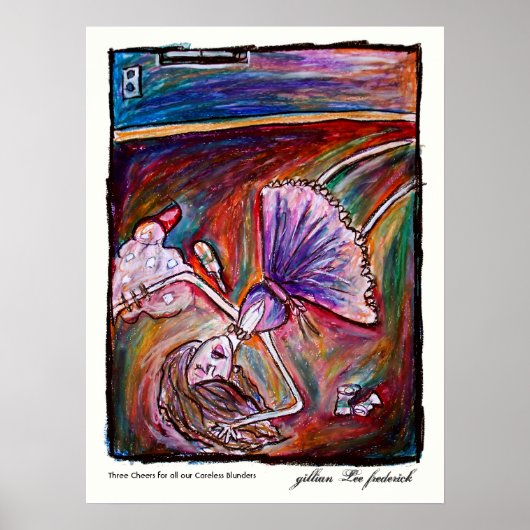 Drie Cheers voor al onze onzorgvuldige Blunders, P Poster (Voorkant)