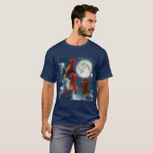 Drie Chicken Moon T-shirt (Voorkant volledig)