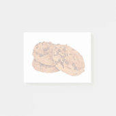 Drie chocolade koekjes post-it® notes (Voorkant)