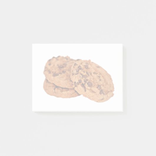 Drie chocolade koekjes post-it® notes (Voorkant)