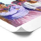 Drie Cholitas; inheemse vrouwen van Bolivia Poster (Hoek)