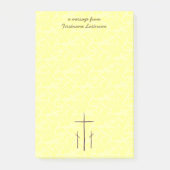 Drie christelijke kruizen Calvarie Post-it® Notes (Voorkant)