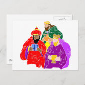 Drie Christelijke wiskundekunst Briefkaart (Voorkant / Achterkant)