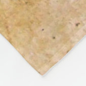 DRIE CHRISTMAS ANGELS IN BLAUW FLEECE DEKEN (Hoek)