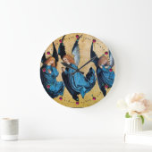 DRIE CHRISTMAS ANGELS IN BLAUW GROTE KLOK (Huis)