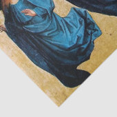 DRIE CHRISTMAS ANGELS IN BLAUW TISSUEPAPIER (Detail)