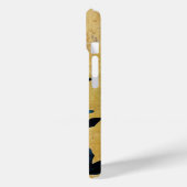 DRIE CHRISTMAS ANGELS IN BLUE PARCHMENT MONOGRAM Case-Mate iPhone CASE (Achterkant / Links)