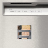 Drie cilinderzegels met indrukking magneet (Insitu (Vaatwasser))