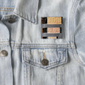 Drie cilinderzegels met indrukking vierkante button 5,1 cm (In situ)