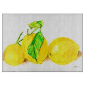 drie citroenen snijplank (Voorkant)