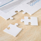 Drie Cliffs Bay Winter Scene - Jigzaag Puzzle Legpuzzel (Zijkant)