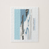 Drie Cliffs Bay Winter Scene - Jigzaag Puzzle Legpuzzel (Verticaal)