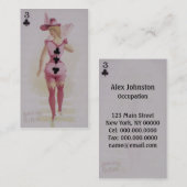 Drie Clubs ~ Visitekaartje (Voorkant / Achterkant)