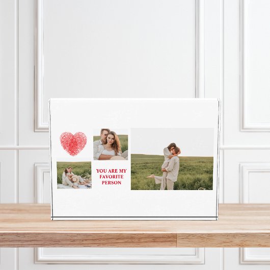 Drie Collage Couple Foto | Valentijnse cadeaus