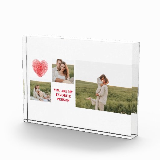 Drie Collage Couple Foto | Valentijnse cadeaus (Rechts)