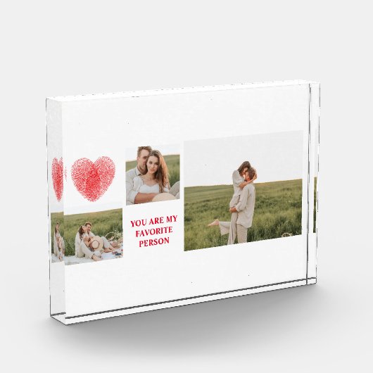 Drie Collage Couple Foto | Valentijnse cadeaus (Links)