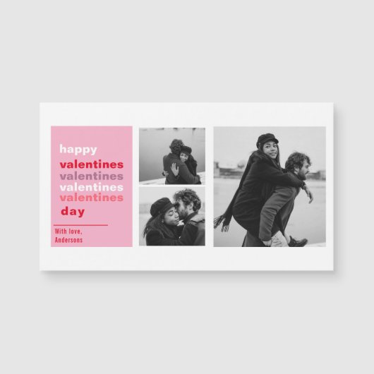 Drie collage foto | Colorful Valentijns Gift (Voorkant)