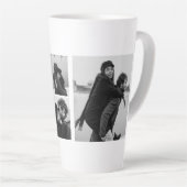 Drie collage foto | Colorful Valentijns Gift Latte Mok (Rechterhoek)