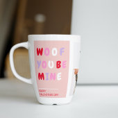 Drie collage foto | Dog Valentijns Gift Latte Mok