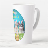 Drie Collie Paashaas  Latte Mok (Rechterhoek)
