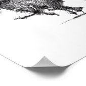 Drie Crazy Owls - Corujas - Witte sneeuwowl Poster (Hoek)