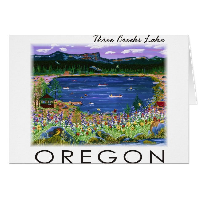 Drie Creeks Lake (Voorkant Horizontaal)