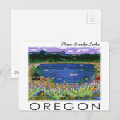 Drie Creeks Lake Briefkaart (Voorkant / Achterkant)