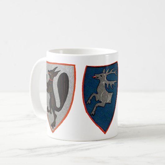 Drie Crests Mok (Voorkant links)