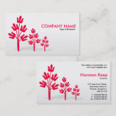 Drie Crimson Trees - V2 Visitekaartje (Voorkant / Achterkant)