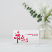 Drie Crimson Trees - V2 Visitekaartje (Staand voorkant)