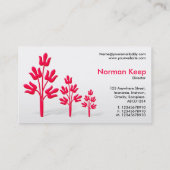 Drie Crimson Trees - V2 Visitekaartje (Achterkant)