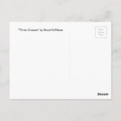 Drie Crosses gloed Briefkaart (Achterkant)