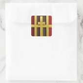 Drie Crosses Sticker (Tas)