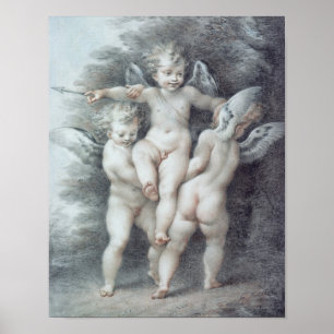 Drie Cupids Poster