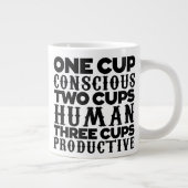 Drie Cups Specialty-Mok Grote Koffiekop (Rechts)