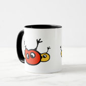 Drie Cute Bugs Mok (Voorkant links)