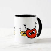 Drie Cute Bugs Mok (Voorkant rechts)