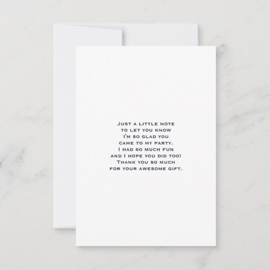 Drie Cute Cactus Illustratie Bedankkaart (Achterkant)