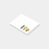 Drie Cute Cactus in Flower Pots Illustration Post-it® Notes (Schuin)