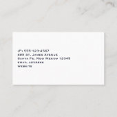 Drie Cute Cactus in Flower Pots Illustration Visitekaartje (Achterkant)