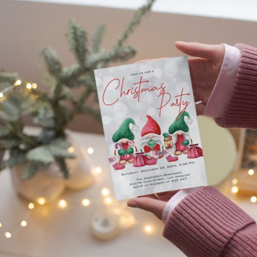 Drie Cute Gnomes Kaart