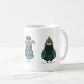 Drie Cute Kickens Koffiemok (Voorkant rechts)