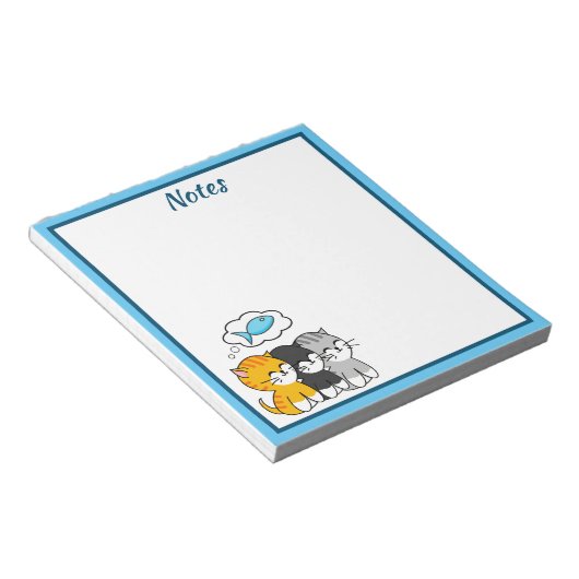 Drie Cute Kittens-notebooks Notitieblok (Schuin)