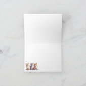 Drie Cute Kittens Vouwkaart (Binnen)